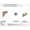 image2quotW x 4quotD x 12quotH Thin Mediterranean Rough Cedar Woodgrain TimberThane Corbel Primed Tan8in W x 8in D x 8in H