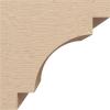 image2quotW x 4quotD x 12quotH Thin Mediterranean Rough Cedar Woodgrain TimberThane Corbel Primed Tan8in W x 8in D x 8in H