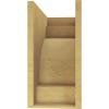 image2quotW x 4quotD x 12quotH Thin Mediterranean Rough Cedar Woodgrain TimberThane Corbel Primed Tan9in W x 18in D x 18in H