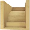 image2quotW x 4quotD x 12quotH Thin Mediterranean Rough Cedar Woodgrain TimberThane Corbel Primed Tan9in W x 18in D x 9in H
