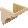 image2quotW x 4quotD x 12quotH Thin Mediterranean Rough Cedar Woodgrain TimberThane Corbel Primed Tan9in W x 9in D x 9in H