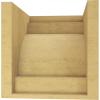 image2quotW x 4quotD x 12quotH Thin Mediterranean Rough Cedar Woodgrain TimberThane Corbel Primed Tan9in W x 9in D x 9in H