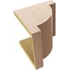 image2quotW x 4quotD x 4quotH Classic Alpine Rough Cedar Woodgrain TimberThane Corbel Primed Tan10in W x 10in D x 10in H