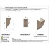 image2quotW x 4quotD x 4quotH Classic Alpine Rough Cedar Woodgrain TimberThane Corbel Primed Tan10in W x 10in D x 20in H