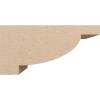 image2quotW x 4quotD x 4quotH Classic Alpine Rough Cedar Woodgrain TimberThane Corbel Primed Tan10in W x 20in D x 10in H