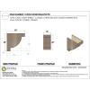 image2quotW x 4quotD x 4quotH Classic Alpine Rough Cedar Woodgrain TimberThane Corbel Primed Tan10in W x 20in D x 20in H