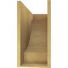 image2quotW x 4quotD x 4quotH Classic Alpine Rough Cedar Woodgrain TimberThane Corbel Primed Tan10in W x 30in D x 20in H