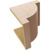 image2quotW x 4quotD x 4quotH Classic Alpine Rough Cedar Woodgrain TimberThane Corbel Primed Tan11in W x 11in D x 11in H
