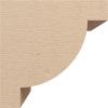 image2quotW x 4quotD x 4quotH Classic Alpine Rough Cedar Woodgrain TimberThane Corbel Primed Tan11in W x 11in D x 11in H