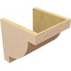 image2quotW x 4quotD x 4quotH Classic Alpine Rough Cedar Woodgrain TimberThane Corbel Primed Tan11in W x 11in D x 11in H