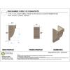 image2quotW x 4quotD x 4quotH Classic Alpine Rough Cedar Woodgrain TimberThane Corbel Primed Tan11in W x 11in D x 22in H
