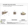 image2quotW x 4quotD x 4quotH Classic Alpine Rough Cedar Woodgrain TimberThane Corbel Primed Tan11in W x 22in D x 11in H