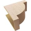 image2quotW x 4quotD x 4quotH Classic Alpine Rough Cedar Woodgrain TimberThane Corbel Primed Tan11in W x 22in D x 22in H