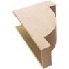 image2quotW x 4quotD x 4quotH Classic Alpine Rough Cedar Woodgrain TimberThane Corbel Primed Tan11in W x 22in D x 33in H