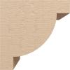 image2quotW x 4quotD x 4quotH Classic Alpine Rough Cedar Woodgrain TimberThane Corbel Primed Tan12in W x 12in D x 12in H