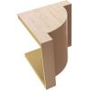 image2quotW x 4quotD x 4quotH Classic Alpine Rough Cedar Woodgrain TimberThane Corbel Primed Tan12in W x 12in D x 12in H