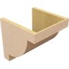 image2quotW x 4quotD x 4quotH Classic Alpine Rough Cedar Woodgrain TimberThane Corbel Primed Tan12in W x 12in D x 12in H