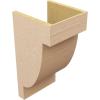 image2quotW x 4quotD x 4quotH Classic Alpine Rough Cedar Woodgrain TimberThane Corbel Primed Tan12in W x 12in D x 24in H