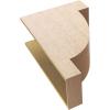 image2quotW x 4quotD x 4quotH Classic Alpine Rough Cedar Woodgrain TimberThane Corbel Primed Tan12in W x 24in D x 36in H