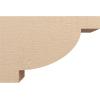 image2quotW x 4quotD x 4quotH Classic Alpine Rough Cedar Woodgrain TimberThane Corbel Primed Tan12in W x 36in D x 24in H