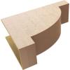 image2quotW x 4quotD x 4quotH Classic Alpine Rough Cedar Woodgrain TimberThane Corbel Primed Tan12in W x 36in D x 24in H