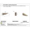 image2quotW x 4quotD x 4quotH Classic Alpine Rough Cedar Woodgrain TimberThane Corbel Primed Tan2in W x 12in D x 4in H