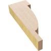 image2quotW x 4quotD x 4quotH Classic Alpine Rough Cedar Woodgrain TimberThane Corbel Primed Tan2in W x 4in D x 12in H