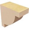 image2quotW x 4quotD x 4quotH Classic Alpine Rough Cedar Woodgrain TimberThane Corbel Primed Tan2in W x 4in D x 4in H