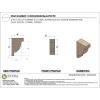 image2quotW x 4quotD x 4quotH Classic Alpine Rough Cedar Woodgrain TimberThane Corbel Primed Tan2in W x 4in D x 6in H