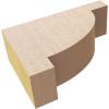 image2quotW x 4quotD x 4quotH Classic Alpine Rough Cedar Woodgrain TimberThane Corbel Primed Tan2in W x 6in D x 4in H