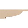 image2quotW x 4quotD x 4quotH Classic Alpine Rough Cedar Woodgrain TimberThane Corbel Primed Tan3in W x 18in D x 6in H