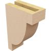image2quotW x 4quotD x 4quotH Classic Alpine Rough Cedar Woodgrain TimberThane Corbel Primed Tan3in W x 6in D x 9in H