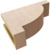image2quotW x 4quotD x 4quotH Classic Alpine Rough Cedar Woodgrain TimberThane Corbel Primed Tan4in W x 12in D x 8in H