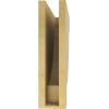 image2quotW x 4quotD x 4quotH Classic Alpine Rough Cedar Woodgrain TimberThane Corbel Primed Tan4in W x 16in D x 16in H