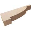 image2quotW x 4quotD x 4quotH Classic Alpine Rough Cedar Woodgrain TimberThane Corbel Primed Tan4in W x 24in D x 8in H