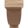 image2quotW x 4quotD x 4quotH Classic Alpine Rough Cedar Woodgrain TimberThane Corbel Primed Tan4in W x 24in D x 8in H