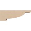 image2quotW x 4quotD x 4quotH Classic Alpine Rough Cedar Woodgrain TimberThane Corbel Primed Tan4in W x 24in D x 8in H
