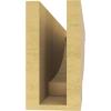 image2quotW x 4quotD x 4quotH Classic Alpine Rough Cedar Woodgrain TimberThane Corbel Primed Tan4in W x 24in D x 8in H