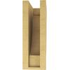 image2quotW x 4quotD x 4quotH Classic Alpine Rough Cedar Woodgrain TimberThane Corbel Primed Tan4in W x 8in D x 12in H