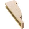 image2quotW x 4quotD x 4quotH Classic Alpine Rough Cedar Woodgrain TimberThane Corbel Primed Tan4in W x 8in D x 24in H
