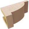 image2quotW x 4quotD x 4quotH Classic Alpine Rough Cedar Woodgrain TimberThane Corbel Primed Tan4in W x 8in D x 4in H
