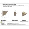 image2quotW x 4quotD x 4quotH Classic Alpine Rough Cedar Woodgrain TimberThane Corbel Primed Tan4in W x 8in D x 8in H