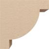 image2quotW x 4quotD x 4quotH Classic Alpine Rough Cedar Woodgrain TimberThane Corbel Primed Tan5in W x 10in D x 10in H