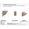image2quotW x 4quotD x 4quotH Classic Alpine Rough Cedar Woodgrain TimberThane Corbel Primed Tan5in W x 10in D x 10in H