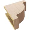 image2quotW x 4quotD x 4quotH Classic Alpine Rough Cedar Woodgrain TimberThane Corbel Primed Tan5in W x 10in D x 10in H