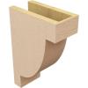 image2quotW x 4quotD x 4quotH Classic Alpine Rough Cedar Woodgrain TimberThane Corbel Primed Tan5in W x 10in D x 15in H