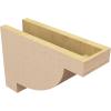 image2quotW x 4quotD x 4quotH Classic Alpine Rough Cedar Woodgrain TimberThane Corbel Primed Tan5in W x 15in D x 10in H