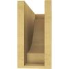 image2quotW x 4quotD x 4quotH Classic Alpine Rough Cedar Woodgrain TimberThane Corbel Primed Tan5in W x 15in D x 10in H