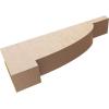 image2quotW x 4quotD x 4quotH Classic Alpine Rough Cedar Woodgrain TimberThane Corbel Primed Tan5in W x 30in D x 10in H