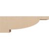 image2quotW x 4quotD x 4quotH Classic Alpine Rough Cedar Woodgrain TimberThane Corbel Primed Tan5in W x 30in D x 10in H